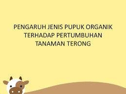 We did not find results for: Ppt Pengaruh Jenis Pupuk Organik Terhadap Pertumbuhan Tanaman Terong Tiara Sabrina Academia Edu