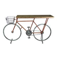 Winslow Bicycle Console Table Vintage Bike Decor Console Table Cheap Furniture Website