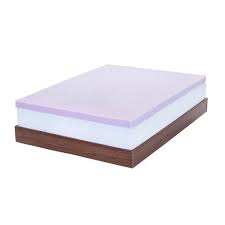 Lucid 3 Lavender Purple Infused Memory Foam Mattress Topper Twin Xl Memory Foam Mattress Topper Memory Foam Topper Gel Memory Foam Mattress