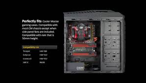 Cooler Master V8 Ver 2 Rr V8vc 16pr R2 Cooler Master V8 Gts High Performance Cpu Cooler With Horizontal Vapor Chamber And 8 Heatpipes 2 140mm Led Fans For Intel Amd Cooler Master V8 Cooler Mastercpu Cooler Aliexpress