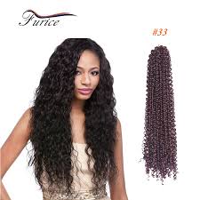 low temperature curly crochet hair18in freetress braid pre