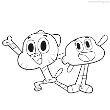 Mom, dad, anais, darwin and of course gumball! Cartoon Network The Amazing World Of Gumball Coloring Pages Xcolorings Com
