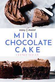 Easy Mini Chocolate Cake Recipe Chenee Today Chocolate Cake Recipe Easy Mini Chocolate Cake Cake Recipes