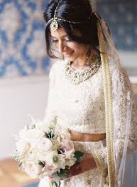 A Hindu Wedding In The English Countryside White Indian Wedding Dress White Wedding Dresses Backless Wedding Dress