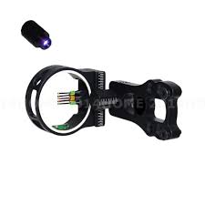 5 Pin Bow Sight Sight Fiber Brass Pin Aluminum Machined W Led Sight Light For Compound Bow In Bow Arrow From Sports Ente Bow Sights Compound Bow Brass Pin
