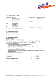 Bei einem kauf und einbau einer heizung durch einen fachbetrieb entsprechend. Vorsorge Fur Ihre Heizung Der Wartungsvertrag Parli Ag