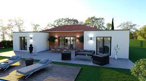 Cette maison aux superficies raisonnables va permettre au. Amazonite Maison Plain Pied Toiture Mixte 3 Chambres Logivelay