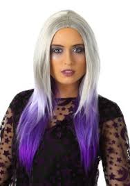 Only 2 available and it's in 1 person's cart. Purple Wigs Purple Wig Costume Ideas Halloweencostumes Com
