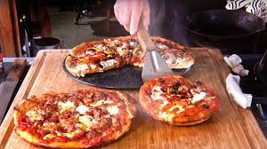Pan Pizza Recipe Using Black Iron Pans And A Wood Fired Pizza Oven Pan Pizza Food Processor Recipes Pizza Recipes
