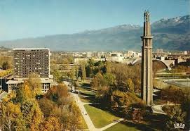 1970 Vue Sur Le Parc Paul Mistral La Mairie Et La Tour Perret Tourisme Mairie Parc