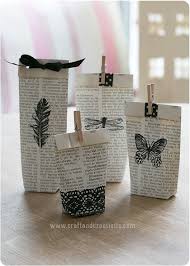 Turn Old Book Into Gift Bags Book Page Crafts Gifts Paper Crafts
