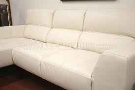 The design keeps your posture in proper opt for a high back leather sofa instead. Cream Leather Contemporary L Shaped Sectional Sofa W High Back