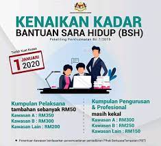 Ketika membentangkan belanjawan 2020, menteri kewangan lim guan. Kenaikan Kadar Bantuan Sara Hidup Cola 2020