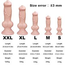 Huge Animal Realistic Dog Knot Dildo