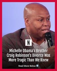 Craig Robinson's divorce was already known to be contentious, but Michelle  Obama's brother has revealed new details that make it even more tragic.