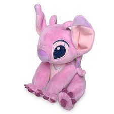 There are tiny pink hearts scattered across it too. Lilo And Stitch Angel Mini Bean Bag 6 Disney