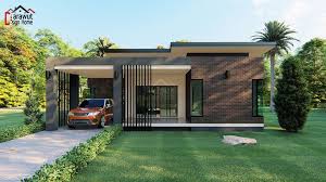 แบบบ านสไตล โมเด ร นลอฟท 2 ห องนอน 2 ห องน า พ นท ใช สอย 100 ตร ม doidea ด ไอเด ยบ าน บ านในฝ น แบบชานบ าน บ านโมเด ร น