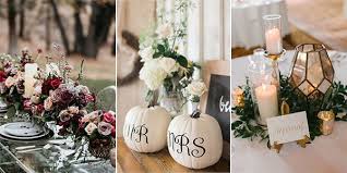 Although spring and summer are oftentimes referred to as wedding season, fall is a wonderful time to tie the knot with the cooler weather, beautiful leaves and vibrant color schemes. 16 Gorgeous Fall Wedding Centerpieces For 2021 Trends Emmalovesweddings