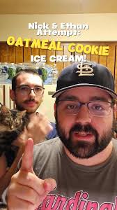 Nick & Ethan Attempt: Oatmeal Cookie Ice Cream! It is so good!  #lgbt#husbands #bake #oatmealcookies #cookies #icecream #athome #homemade  #cat #catsoftiktok #bakedbygays #patricia #benandjerrys ...