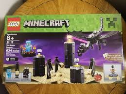New Lego Minecraft The Ender Dragon W Light Brick Steve Sealed Retired Nice Lego Minecraft Minecraft Lego