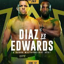 Get the latest ufc breaking news, fight night results, mma records and stats, highlights, photos, videos and more. Photo Leon Edwards Vs Nate Diaz Poster For Ufc 263 Mmamania Com
