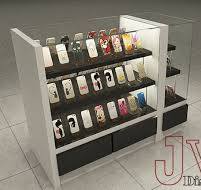 Cell phone case display rack red black for shop For Sale ...