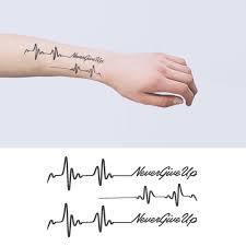 Click here to visit our gallery. Temporary Tattoo Never Give Up Women S Fashion Watches Accessories Other Accessories On Carousell