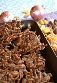 3 Ingredient Chocolate Haystacks Ciao Chow Bambina Recipe Chocolate Haystacks Candy Recipes Christmas Cooking