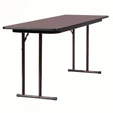 Correll St2460px01 24 X 60 Walnut 3 4 High Pressure Folding Seminar Table Training Tables Sale Table Folding Table