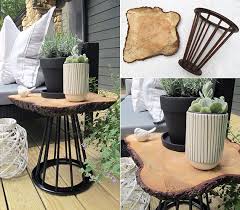 Terrasse Gestalten Mit Diy Beistelltisch Diy Beistelltisch Beistelltische Terrasse Gestalten