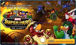 Gary the gadget guy is club penguin's inventor. Club Penguin Marvel Superhero Takeover Login And Logoff Screens Club Penguin Island Cheats