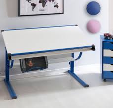 Schreibtische für kinder und jugendliche. Finebuy Design Kinderschreibtisch Mikey Holz 120 X 60 Cm Weiss Schulerschreibtisch Neigungsverstellbar Schreibtisch Kinder