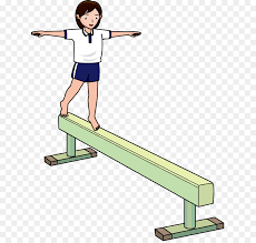Balok Keseimbangan Senam Artistik Olahraga Gambar Png