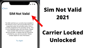 An iphone usually says a sim is not supported because your iphone is locked to your carrier. How To Fix Sim Not Valid On Iphone 2021 Carrier Locked Unlock Iphone Wired