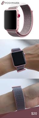 Black Apple Watch With Pink Sand Band New Pink Sand Sport Loop Band For Apple Watch Pink Sand Loop Bands Apple Watch