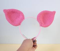 Diy no sew minnie mouse ears! Free Piglet Winnie The Pooh Crochet Diy Headband Ears Pattern Ollie Holly Amigurumi Crochet Patterns
