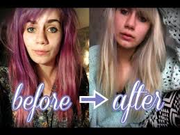 Whether you've recently bleached your hair blonde or you simply want to make your natural blonde hair lighter, one of the most essential products you can have in your arsenal is purple shampoo. How I Went From Purple To Blonde Colour B4 Review Youtube