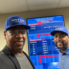 Director of Outreach and Community Partnerships Ken Nixon and Community  Engagement Specialist Ronnie Waters are at the University of Michigan today  at the Michigan Against Solitary Confinement Summit showing our support!