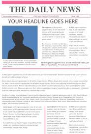 Newspaper template microsoft word newspaper templates for another great newspaper template for microsoft word download this free ms word template right here each text and article section is in its. Free Newspaper Template Pack For Word Perfect For School