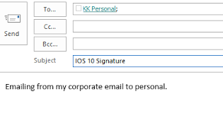 Maybe you would like to learn more about one of these? Add An Html Email Signature With Images To Iphone Ios 10 3 2 Kraft Kennedy