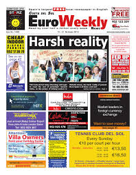 Nos encanta publicar nueva información en. Costa Del Sol 15 21 November 2012 Issue 1428 By Euro Weekly News Media S A Issuu