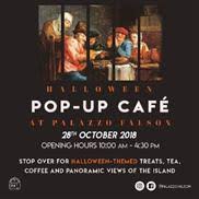 Creating a halloween coffee bar this year? Halloween Pop Up Cafe