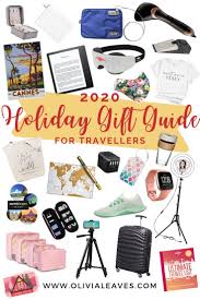 2020 Holiday Gift Guide For Travellers Olivia Leaves In 2020 Unique Travel Gifts Gift Guide Travel Holiday Gift Guide