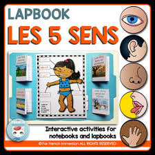 French Five Senses Lapbook Les Cinq Sens Senses Activities Interactive Activities My Five Senses
