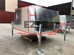 A warehouse is a building for storing goods. 1780mm X 1800mm X 1000mm High Jack Off Flat Plate Aluminium Canopy