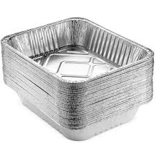 Nyhi 9 X 13 Aluminum Foil Pans 30 Pack Durable Disposable Grill Drip Grease Tray