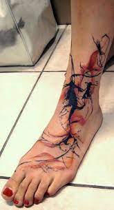 They can also extend into larger chest pieces. Toko Loren Thonon Les Bains France Abstract Tattoo Tattoos Tattoo Designs
