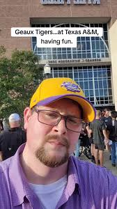 Rooting for a W with Geaux Tigers at Texas A&M