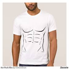 Six Pack Abs T Shirt Zazzle Com In 2020 Abs Shirt Six Pack Abs Unisex Shirts