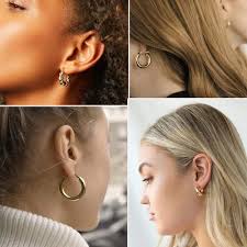 6 Pairs Gold Silver Chunky Hoop Earrings Set for Women Hypoallergenic Thick  Open Twisted Huggie Hoop Jewelry for Birthday/Christmas Gifts : Amazon.ca:  Clothing, Shoes & Accessories